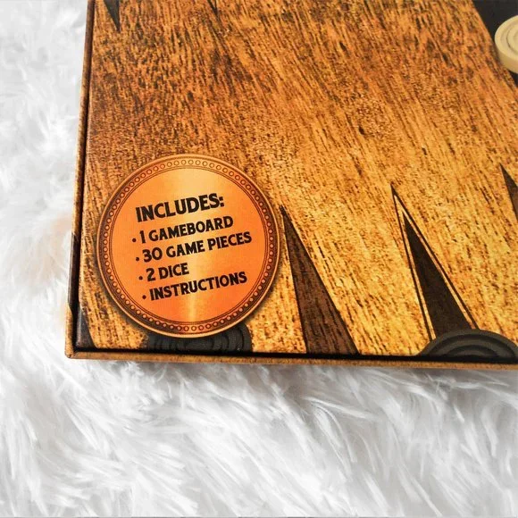 Classic Games Backgammon Board Game - Picture 5 of 6